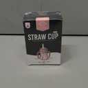 GROSMIMI Spill Proof no Spill Magic Sippy Cup with Straw with Handle for Baby and Toddlers, Customizable, PPSU, BPA Free 6 oz (Pink)