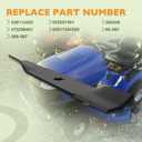 539113425 Lawn Mower Blade Compatible with Husqvarna 48" Deck EZ4220 EZ4624 EZ4819 EZ4822 EZ4824 Lawn Mower/Tractor, Mower Blades Replacement for Dixon Kees Jonsered, Replaces 95-087, etc, 3 Pack