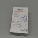 UHIYEE Patented Rotary Parmesan Cheese Grater, Hand Crank Cheese Shredder with Fine & Coarse Drums, Restaurant Quality, White, Stainless Steel & ABS, Dishwasher Safe