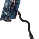Charchendo Gooseneck Treadmill Tablet Mount, Universal Adjustment Tablet Holder for Elliptical/Spin Bike/Exercise Bike/Indoor Cycle, Compatible with 4-13'' iPad Pro/Air/Mini, iPhones, Galaxy, E-Book