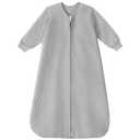 Yoofoss Baby Sleep Sack 6-12 Months 1.0 Tog Long Sleeve Sleep Sack Cotton Wearable Blanket for Infants 2-Way Zipper Quilted Sleeping Sacks(Medium) (Grey)
