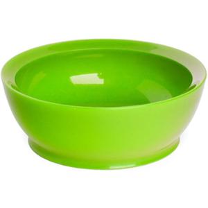 Non-Spill Mini Plastic Bowl Set - 8oz Reusable Kitchen Bowls with Concave Inner Lip and Non-Slip Base - For Serving Dips, Nuts, Ice Cream and Snacks - Set of 6