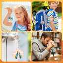 Landical Catholic Gifts Catholic Saints Keychain Acrylic Christian Keychain Religious Key Ring Gifts Jewelry for Women Men