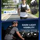 Running Vest for Women Men, Hydration Water Backpack with Adjustable Straps, Lightweight & Breathable Design, Reflective Chest Pack with 2L Water Bladder, Ideal for Running, Hiking and Cycling
