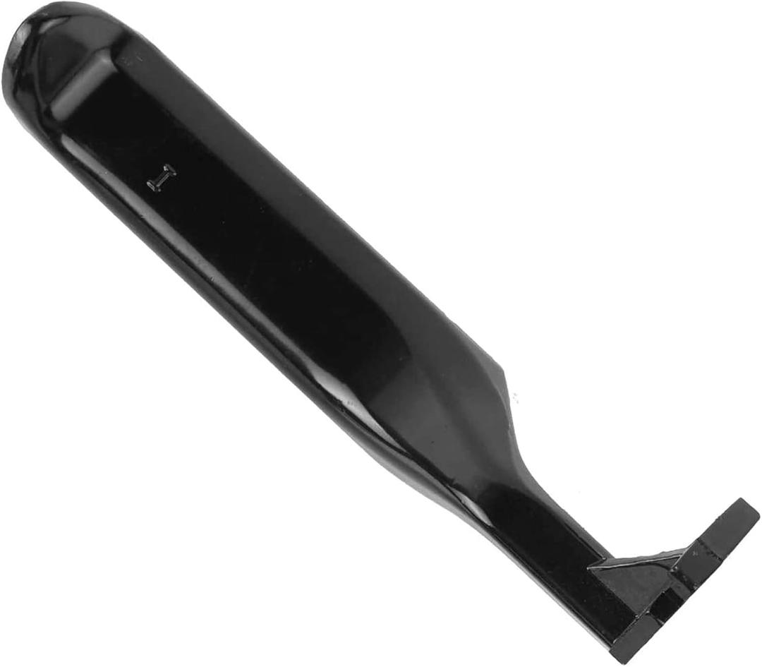 Black Interior Metal Door Handle Front Right Passenger Side Compatible with 1987-1996 Ford Bronco F150 F250 F350 F53 F59 F800,E7TZ1522601A, E7TZ1522600A