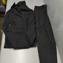 KIRUNDO Women Suits 2 Piece Set Business Casual Dressy Oversized Blazer Jacket and Wide Leg Dress Pantsuits Formal Outfits, Large