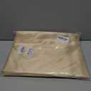 MCEAST 4 Pieces Champagne Satin Tablecloth 102 x 58 Inch Champagne Satin Table Overlay Cover Rectangular Bright Silk Tablecloth for Party, Wedding, Banquet Table Decoration