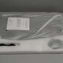 Wireless Keyboard and Mouse Combo - 9 Backlit Effects, RGB, Ergonomic Wrist Rest, Phone Holder, 2.4G Full Size, Rechargeable, Sleep Mode, Quiet Keyboard Set for Computer, PC, Laptop, Mac, Windows (Classic Black)