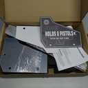 Foam Pistol Rack for Gun Safe Pistol Holder for Storage, Gun Cabinet Accessories for Pistols Revolvers, Fits Most Handguns (8 Slots)