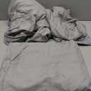 Mellanni Queen Sheets Set - 4 PC Iconic Collection Bedding - Hotel Luxury, Extra Soft, Cooling Bed Sheets - Wrinkle, Fade, Stain Resistant (Queen, Light Gray)