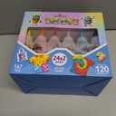 24 Colors Tie Dye Kit, Tie Dye Set for Kids, Pre-Filled Bottles, Non Toxic Permanent Fabric Dye Art Set, Easy DIY Fabric Art - Create Fun (24 Colors)