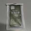 Anuck Case for iPhone 12 Case Magnetic Phone Case Compatible with MagSafe, Soft TPU Bumper Hard Translucent Matte Back Slim Fit Shockproof Protective Cover for Men Women Girls - Dark Green