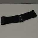 SANSTHS Women Wide Elastic Belts for Dresses Vintage Fashion Stretchy Waist Belts Ladies Cinch Belts Leather Waistband (Fit Waist Size 26-28 Inches, Black)