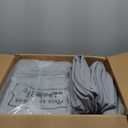 Macarrie 50 Pcs Soft Fleece Blankets Bulk Cozy Fleece Throw Blankets 50 x 60 Inches Warm Lightweight for Home Office Wedding Gifts Outdoor Camping Travel Homeless (Gray)