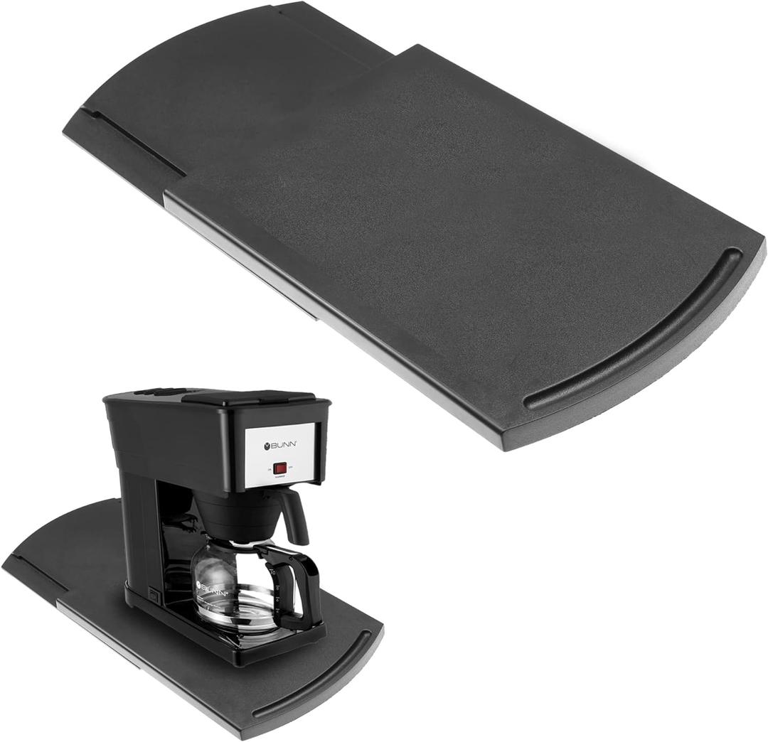 Kitchen Appliance sliding tray for coffee maker/kitchen caddy sliding tray for countertop, Blender, Toaster, Air Fryer, Pot, Food Processors, Stand Mixer