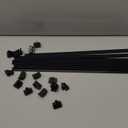 Epakh 24 Pcs Hanging File Cabinet Rails Replacement Set, 8 Plastic File Cabinet Rails with 16 Plastic Support Clips, Drawer Hanging Bars for Home Office Keep Folder Neat and Organized, 15.8 in