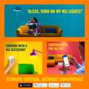 WiZ Connected Smart Light Bulbs, Sunset to Sunrise Automation + Motion Detection + Control with Voice or App, Full Color A19 60W 800LM Indoor, Matter Compatible -3 Pack