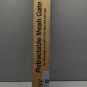 Retractable Baby Gate for Stairs, 55" Wide Mesh Dog Gate Indoor, 34'' Tall Child Gate for Doorways, Hallways, Deck, Indoor Outdoor Pet Baby Safety Essentials for Home, Grey (Gray)