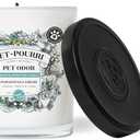 Pet-Pourri Pawsitively Fresh Pet Odor Deodorizer Candle, Burns Up to 45 Hours, Aromatherapy & Air Freshener with Essential Oils, Plant Based Ingredients & Wax, Vet Approved, Jasmine Pear Scent