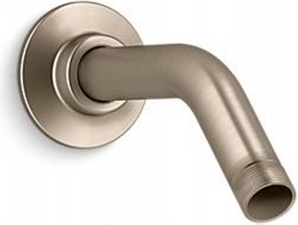 KOHLER Master Shower(R) Showerarm and Flange, 5-3/8" Long, Vibrant Brushed Bronze