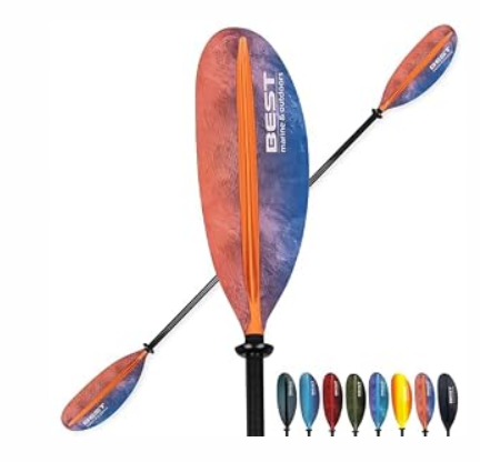 Carbon Fiber Kayak Paddle, 2-Piece, Lightweight Design