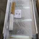 Bathtub Shower Door Frameless, 55-60" W x 60" H Sliding Tub Shower Door, 1/4''(6mm) SGCC Tempered Glass with Explosion-Proof Film Nano Coating, Stainless Steel Hardware, Matte Black