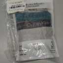 Calvin Klein Boys' Little Modern Cotton Assorted Briefs Underwear 3 Pack (X-Large, Sea Green Stripe/Heather Grey/Black)