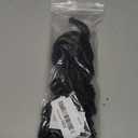 8 Inch Loc extensions Human Hair with Curly Ends 100% Real Human Hair 0.4cm Width 30 Strands per pack Full Handmade Dreadlock Extensions Can be dyed and bleached