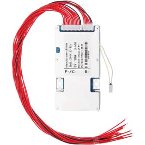 8S BMS 28.8V 50A Li-ion PCB Protection Board with Balance Wire and NTC,Ten Functional protections, Common Port, for Solar Energy Storage, Balance Car Lithium-ion Battery Pack (8S 28.8V 50A)