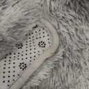 6x9 Ft Large Shag Rugs for Living Room Decor, Tie-Dyed Ultra Soft Fluffy Furry Area Rugs for Bedroom Indoor Floor, Aesthetic Carpet for Kids Home (Grey)