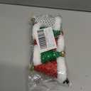 Toyvian 5pcs Christmas Hat Hair Clips, Sequin Mini Tops Decorative Barrettes for Girls Holiday Party Hair Accessories in Red, Green, Silver