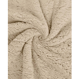 Gentle Soft Sherpa Fleece Blankets Queen Size for Bed - Thick and Warm, Soft Fuzzy Plush Queen Blanket for Winter, Linen, 90x90 Inches