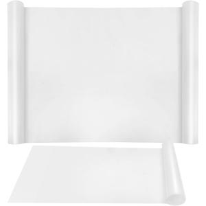 2 Pack Extra Large Silicone Mats, 36" x 24" Thick Heat Resistant Mat, Clear Countertop Protector Cover, Kitchen Non-Slip Silicone Sheet, Multipurpose Place Mats for Dining Table, Translucent