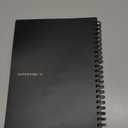 Maruman MNEMOSYNE Notebook 9.92 x 7.05 Inches (B5), 7mm ruled 30-line, 80 Sheets (N194A), Black