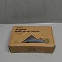 KeaBabies Baby Wrap Carrier - All In 1 Original Baby Carrier Newborn to Toddler Sling, Easy to Wear, Hands Free Bonding, Lightweight, Breathable Infant Wraps (Trendy Black) (One Size (Pack of 1))