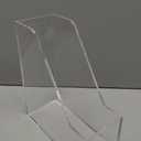 Magazine Holder - Acrylic File Holder and Desk Organizer, Clear Bookend File Sorter, Acrylic Book Organizer and Storage Box for Documents, Magazine Holder Rack for Classroom, Home, and Office (A4, 1 Sections)