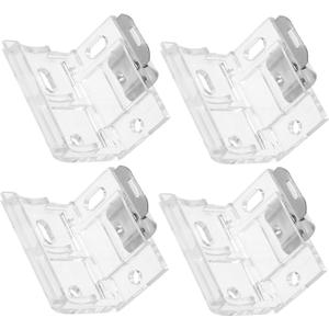 Venetian Blind Bracket Accessories 4Pcs 1 Inch Metal Mini Blind Mounting Brackets Window Hardware Replacement Parts for Roller Shade and Venetian Blinds 