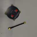 5.8GHz FPV Triple Feed Patch Antenna, RCmall 9.4dBi High Accuracy SMA Male to SMA Male Cable Adapter, Directional Circularly Polarized Antenna for FPV Racing Drone