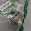 16.5FT 18K Gold Plated Wheat Chains Roll 4mm Gold Stainless Steel Wheat Link Chain Spool Bulk for Jewelry Making