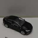 CorCar Toy Car Model X, Pull Back Car Toys Alloy Vehicles with Lights and Sound 1:32 Scale Model Car (Black)