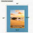 Golden State Art, 25 Pack 16x20 Mixed Colors Picture Mat for 11x14 Photos