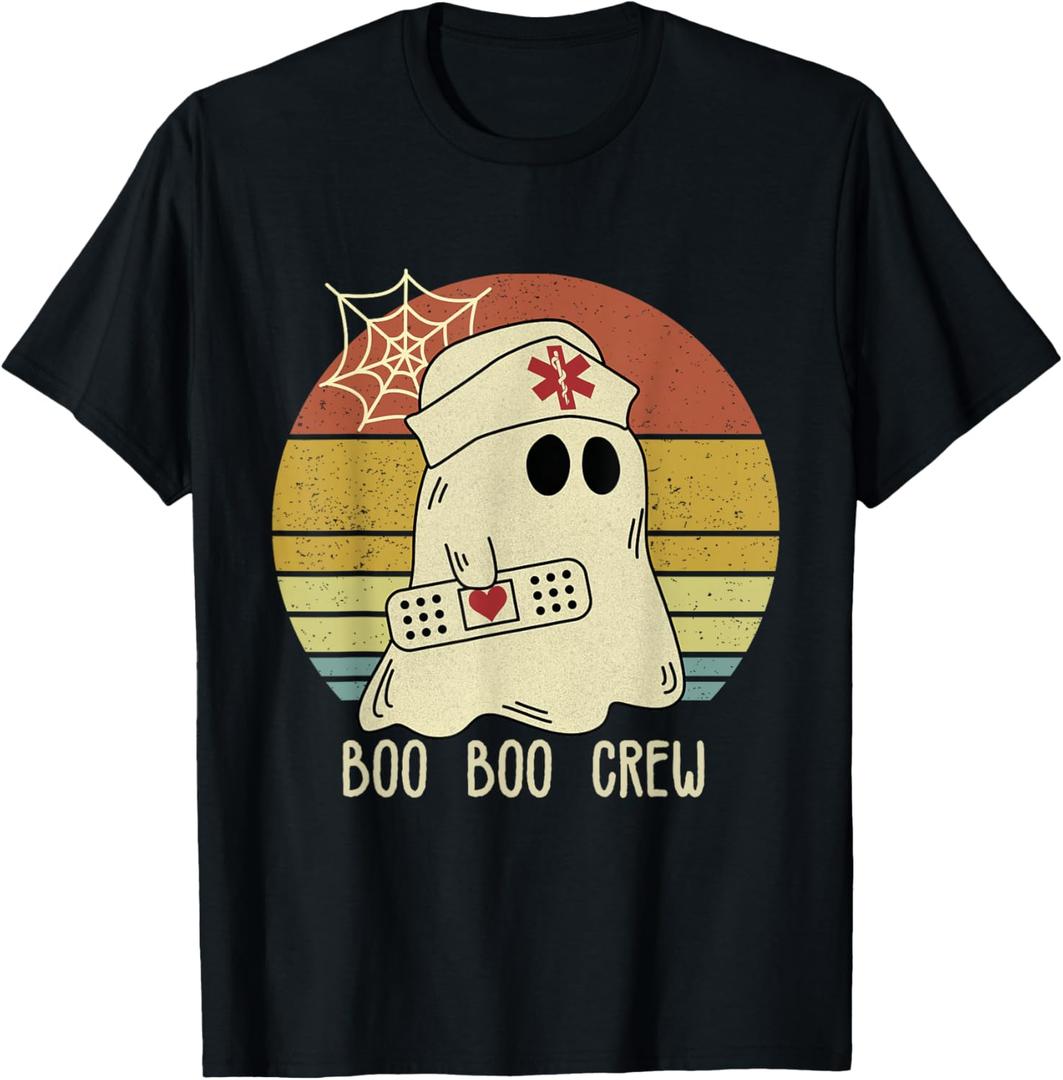 Boo Boo Crew Nurse Halloween Nurse for Women T-Shirt