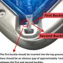 100 Pack Shoe Covers Disposable for Indoors, Fits Up To 11 US Men and 13 US Women Size(Blue)