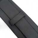 6 x Classic Mens Solid Ties Formal Neck Tie for Business Wedding Interview Office Wear (Black, M)