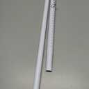 DIIG Sliding Door Security Bar, 17.7-50.5inch Heavy Duty Adjustable Sliding Patio Door Lock Bar with Rubber Tips,Diameter 1inch Window Security Bar for Home Apartment Travel Children Women (White)