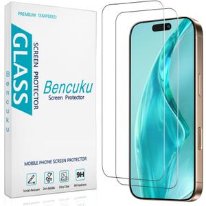 Designed for iPhone 16 Pro 6.3-inch Tempered Glass Screen Protector, Full Coverage, Anti Scratch, Bubble Free