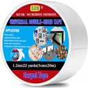 SJZQ Heavy Duty Double Sided Carpet Tape - 15LB Strong Hold, No Residue, 1.2In x 22Yd - Non-Slip Rug Tape for Hardwood, Tile, Concrete, Metal, Glass