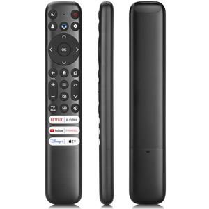 Replacement Only Compatible with TCL Google TV Remote Control,RC813 for QM8/QM7/S5/S4/S3/Q7/Q6/Q5 4K UHD HDR LED QLED QD-Mini LED Full-HD Smart TVs(Not for Fire&Roku TVs)