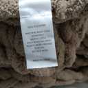 Carriediosa Chunky Knit Throw Blanket 60" X 80" Twin, 100% Hand Made Large Chenille Loop Yarn Soft Fluffy Throws for Couch Sofa Bed, Big Crochet Cozy Heavy Thick Cable Woven Blankets, Taupe