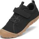 Boys Girls Shoes Anti-Collision Girls Boys Sneakers Slip on Running Tennis Shoes for Toddler/Little Kid/Big Kid (Black)